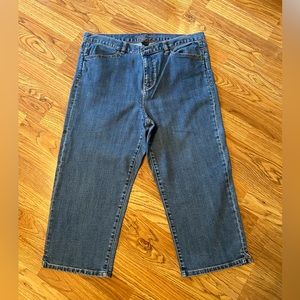 Ralph Lauren gently worn denim capris 14